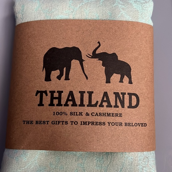 100% SILK AND CASHMERE SCARF. 27 X 65 SORORITY SISTERS THIS IS FOR YOU.  NWT - Picture 2 of 6